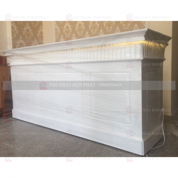 Quầy Lễ Tân Cao QLTCG080 - Quầy Lễ Tân, Quầy Tiếp Tân, Quầy Khách Sạn, Quầy Thu Ngân